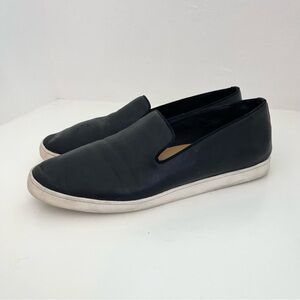 Birdies The Swift Black Leather Rubber Slip On Flats Sneakers or Shoes Size 11